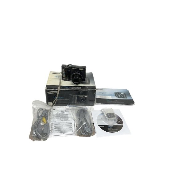 Samsung S850 Digital Camera 8.1MP 5X Optical Zoom ASR Black TESTED WORKING